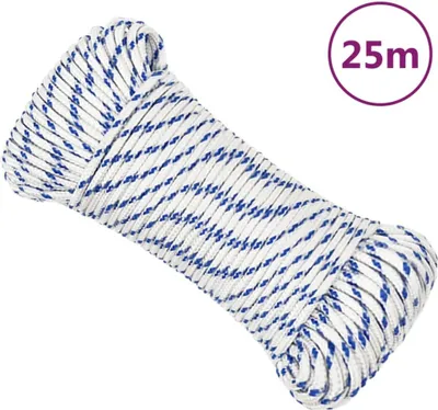 Produktbild von Stabli Möbel Bootsseil Weiß 4 mm 25 m Polypropylen - Gartenmöbel & Zubehör CJG7383156