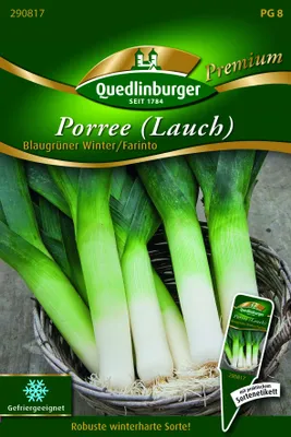 Produktbild von Porree Blaugrüner Winter/Farinto | Lauchsamen von Quedlinburger