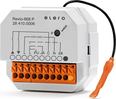 Produktbild von Elero Revio 868 P Funkempfänger für Rollladenmotoren und Jalousien Unterputz