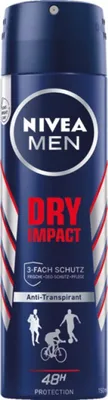 Produktbild von NIVEA Dry Impact, Männer, Antitranspirant, Spray-Deodorant, Spray, 150 ml, 48 h