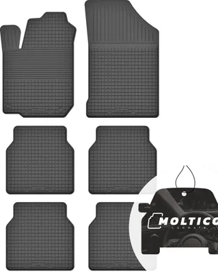 Produktbild von Gummimatten mit Rand Auto Fußmatten Gummi Automatten Passgenau 4-teilig Set - passend für Citroen C8 2002-2012