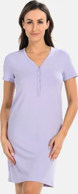 Produktbild von Teyli Still-Nachthemd aus Viskose Carla Female 2822 lavendel 3XL