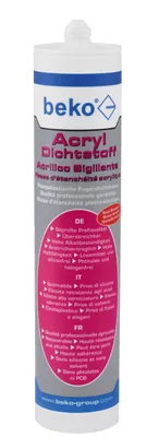 Produktbild von Acryl-Dichtstoff 310 ml schwarz DE/IT/FR