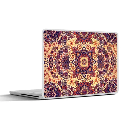 Produktbild von MuchoWow® Laptop Aufkleber Sticker Cover Perserteppich - Muster - Rot - Gelb 30x22 cm - Laptop-Sticker