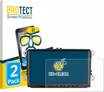 Produktbild von 2x Für Zenec Z-E2065 Schutzfolie BROTECT Displayschutz Display Schutz Folie Klar Transparent