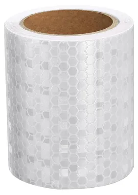 Produktbild von Weidebach® Selbstklebendes Reflektorband im Set, 3 Rollen à 3 m und 10 Reflektoraufkleber, starker Halt, hohe Reflexion (ca. 100 m breit), Sicherheit im Dunkeln, Reflektorband für Personen und Fahrzeuge