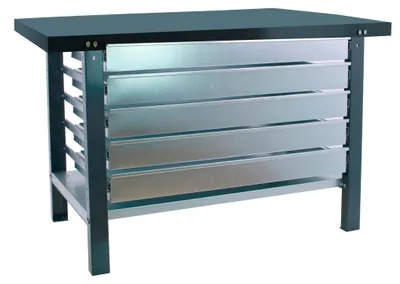 Image de Etabli Simonwork Bt6 Pro Metal 5box 1200 Antracite Antracite 830x1200x730 - Simonrack
