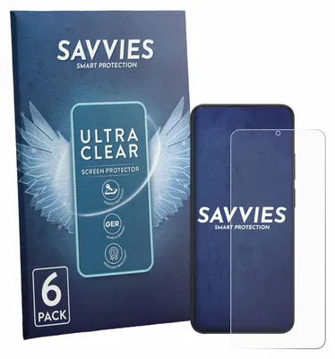 Produktbild von 6x Für Blackview Wave 10 Schutzfolie Savvies Displayschutz Display Schutz Folie Klar Transparent
