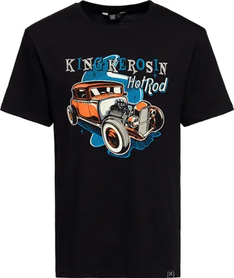 Produktbild von KING KEROSIN Print T-Shirt Mit Artwork Design Hot Rod Schwarz M