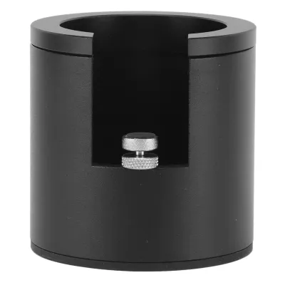 Zdjęcie produktu dla Uchwyt do uchwytu filtra, stojak do ubijaka ze stopu aluminium, regulowana wysokość, do uchwytów filtra 51 mm, 53 mm i 58 mm, czarny