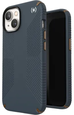 Produktbild von Speck Presidio2 Grip, Cover, Apple, iPhone 14, 15,5 cm (6.1"), Grau