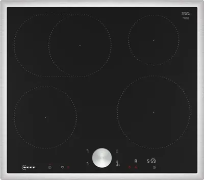 Produktbild von Neff T56STF1L0, N 90, Induktionskochfeld, 60 cm, Schwarz, Mit Rahmen aufliegend
