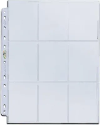 Produktbild von Ultra Pro: Silver Series 9-Pocket 11-Hole Pages (50)