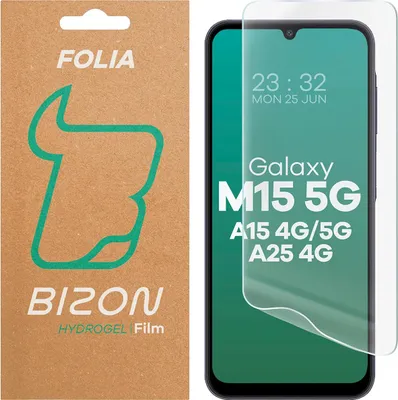 Produktbild von Hydrogel Folie für den Bildschirm für Galaxy A15 4G/5G / A25 5G / M15 5G, Bizon Glass Hydrogel Front, 1 Stück