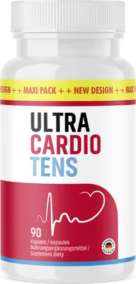Produktbild von Ultra Cardio Tens | Für einen aktiven Lebensstil – für Männer & Frauen geeignet - 90 Kapseln Inhalt pro Dose 1x