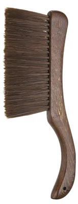 Handbezem 33 cm, weiche Borsten, Staubbesen, braun