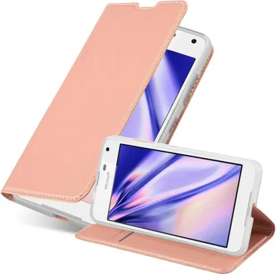 Obrázok produktu pre Cadorabo puzdro na mobilný telefón pre Nokia Lumia 650 ochranné puzdro v ružovej farbe Cover Etui Book Case Booklet