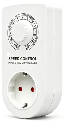 Drehzahlregler 240 V 8 A 1600 W, stufenlos, für Ventilatoren
