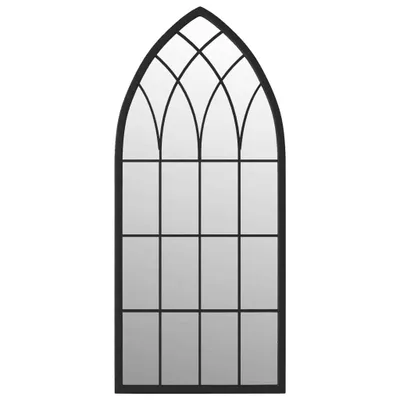 Image de vidaXL Miroir noir 70x30 cm Fer pour l'intérieur