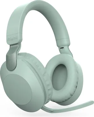 Produktbild von Kabelloses Bluetooth-Headset，BT 5.3 mit faltbarem Headset, unterstützt AUX IN, einziehbares Kopfband, faltbare Aufbewahrung, weiche, atmungsaktive Ohrenschützer, Mintgrün