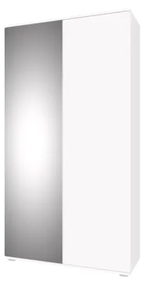 Obrázok produktu pre Skriňa raumhirsch, biela, rozmery: 100 x 185 x 40 cm