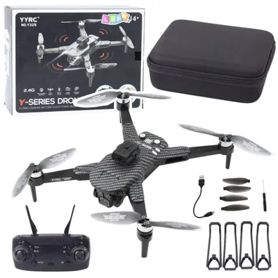 Zdjęcie produktu dla Dron Y329 kamera HD WI-FI światło LED czarny