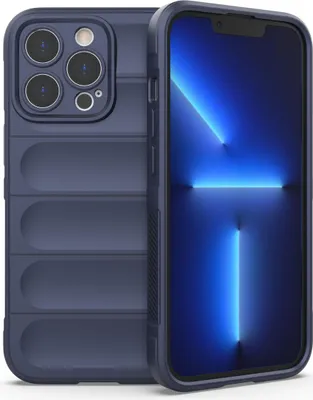 Produktbild von Hurtel 5907769345838, Cover, Apple, iPhone 13 Pro, 15,5 cm (6.1"), Dunkelblau