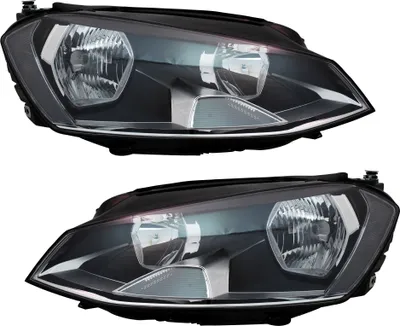 Produktbild von TYC Scheinwerfer Set für VW Golf 7 8/2012- DRL LWR Stellmotor H1 H15 Halogen