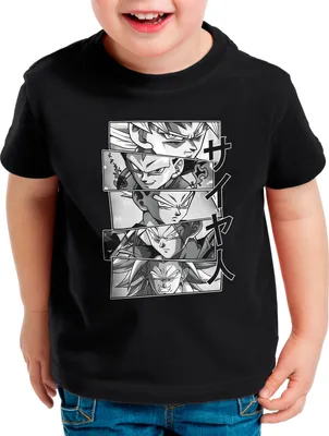 Produktbild von style3 Saiyan Heroes Kinder T-Shirt super dragon saiyan z gt