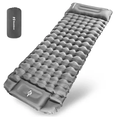 Produktbild von Luftmatratze Isomatte Schlafmatte - 200 x 70 x 10 cm - 850 g - Grau