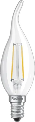 Immagine prodotto di Radium LED Essence a forma di candela, filamento, RL-CA4 0 827/C/E14 FIL, 1 pezzo.
