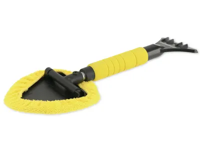 Image de DUNLOP Nettoyeur de vitres de voiture, 2en1, gratte-glace/nettoyeur de vitres, extensible