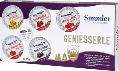 Produktbild von Simmler Genießerle 8x25g