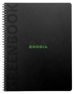 Obrázok produktu pre RHODIA 119935C RHODIA GREENBOOK vysokoškolský blok, DIN A5+, linkovaný, čierny