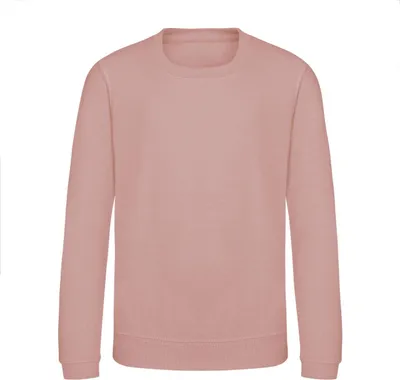 Produktbild von Just Hoods Jungen Sweatshirt Kinder Sweat Shirt Pulli Sweater Pullover, Größe:9/11, Farbe:Dusty Pink