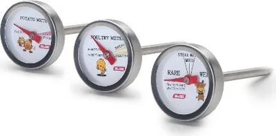 Produktbild von 3 Mini-Thermometer zum Kochen von Hühnchen, Rindfleisch und Kartoffeln