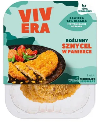Zdjęcie produktu dla Vivera Roślinny Sznycel w panierce 200 g