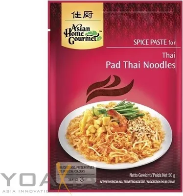 Produktbild von 12er Pack - ASIAN HOME GOURMET Würzpaste für Pad Thai Nudeln (12x 50g)