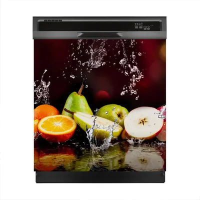 Produktbild von Magnete Dekorative 60x60 cm Küche Magnetmatte Spülmaschine - Birnen Äpfel Obst