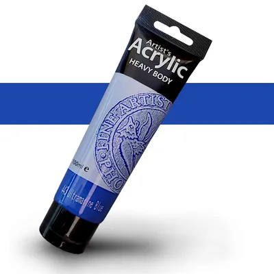 Zdjęcie produktu dla Farba akrylowa artystyczna do malowania HB 100ml Ultramarine - 443 Niebieska