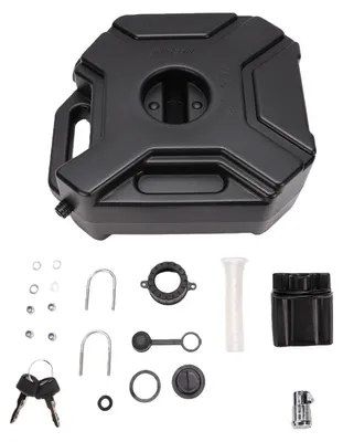 Produktbild von Tank mit abschließbarer Montagehalterung, 5 l, abschließbare, sichere Systembehälterbox, universell für Motorrad, Auto, SUV, ATV