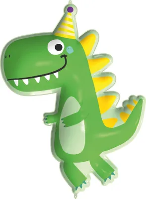 Obrázek produktu pro 1 fóliový balónek, vhodný pro helium Dinosaurus 95 cm / 37 palců