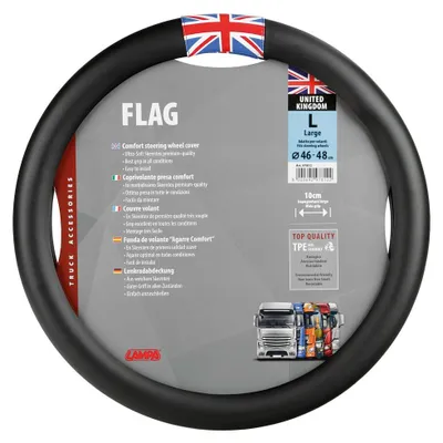Immagine prodotto di LAMPA 97812 Coprivolante Skeentex Ø46-48 cm Nero