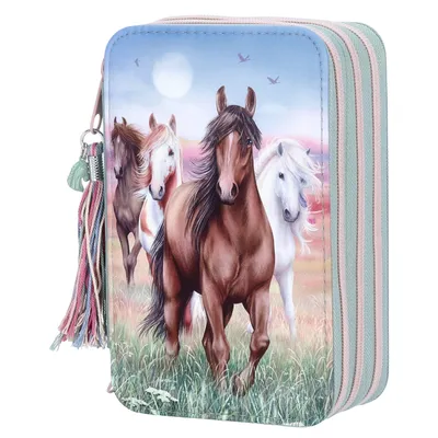 Produktbild von Depesche 3-Fach Federtasche Miss Melody Hoof Clatter 61-nany multi