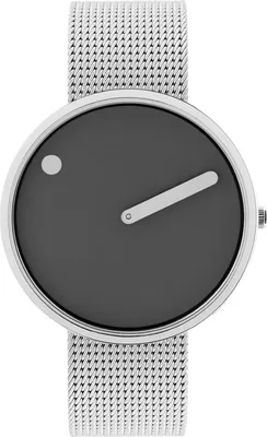 Productafbeelding van PICTO 43352-0820: Herenhorloge, roestvrijstalen kast, metalen band