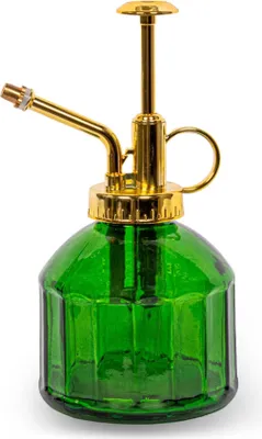 Obrázek produktu pro Rozprašovac na rostliny - Zelený - Sklenený - 0,25 l - Jemná mlha - Retro