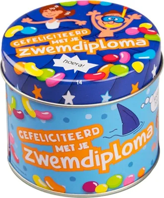 Image de Paperdreams Boîte à bonbons Diplôme de natation
