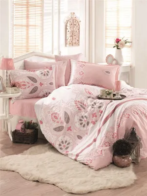 Produktbild von Bettwäsche, 4tlg, 200x220cm #MERCAN PINK