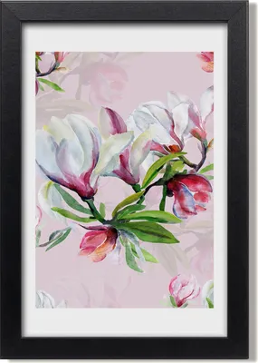 Produktbild von Bild 20x30 MDF-Rahmen, Wandkunst Magnolie