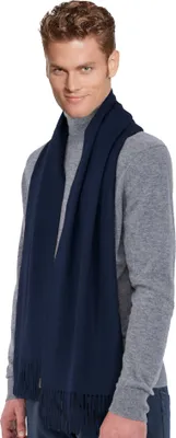 Produktbild von Kaschmirschal Damenschal Herrenschal Schal Kaschmir Cashmere Wollschal Winterschal Marine Blau